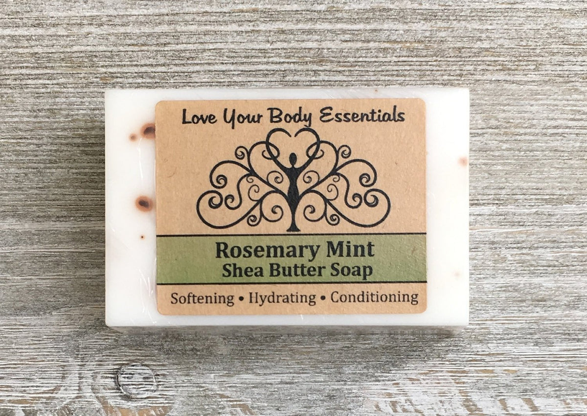 Shea Butter Soap + Rosemary + Mint